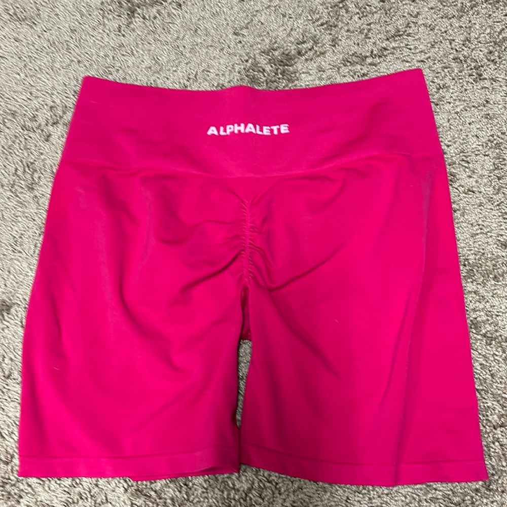 Hot pink amplify alphalete shorts XXL